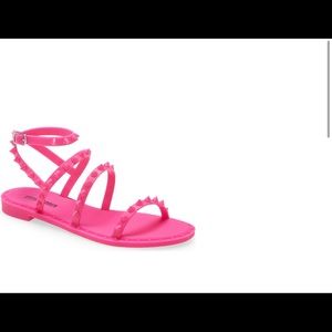 Steve Madden pink jelly sandals